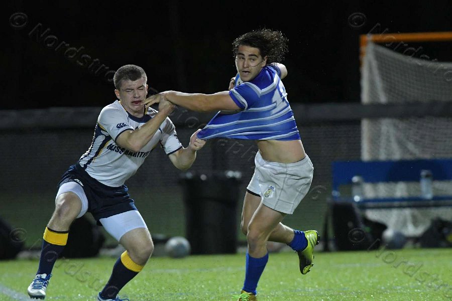 Wheaton Men\'s Rugby vs Mass Maritime.  Photo by Keith Nordstrom